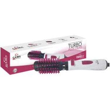 Imagem de Escova Rotativa Gama New Turbo 2300 1100W Branco e Rosa 220V Turbo Ion