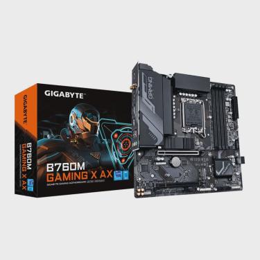 Imagem de Placa mãe gigabyte B760M Gaming X ax mATX - lga 1700, Wi-Fi, DDR5, PCIe 4.0