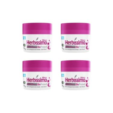 Imagem de Desodorante Creme Herbíssimo 55G Bio Protect Hibisco - 4Un