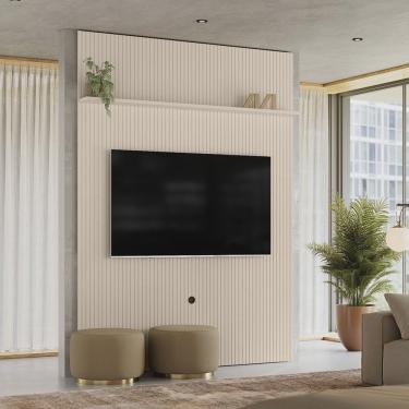 Imagem de Painel 180cm para Tvs até 75 Pol New Interlagos Off White