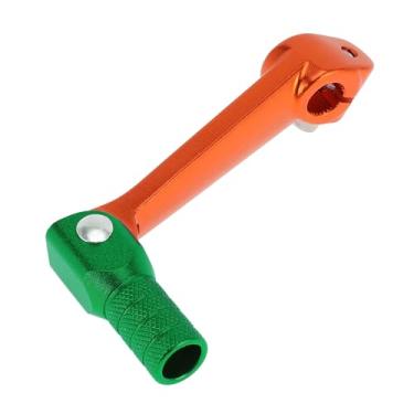 Imagem de Hihaha Alavanca de câmbio dobrável de motocicleta para Bosuer M5 Alavanca de mudança de pedal de liga de alumínio Braço laranja alavanca verde cabeça