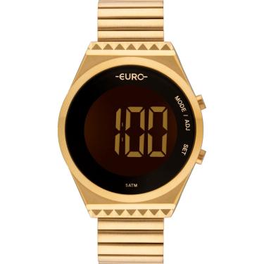 Imagem de Relógio Euro Feminino Digital Dourado EUBJT016AA/4D