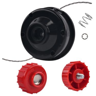 Imagem de Realman 309562005 Cabeça de aparador com retentores de carretel para Ryobi RY28120 RY28121 RY28140 (SS26) RY28141 RY28160 RY28161 RY34426 RY34427 RY34446 RY3446 RY36 RY36 RY36 RY3444446 RY36 RY36 RY344444446 RY36 RY3444446 RY36 47 (para Ryan aparador de cordas obi)