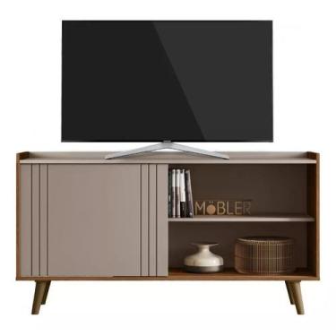 Imagem de Bancada Rack New Austin 1.36 Para Tv Até 60 Polegadas - Mobler, Grigio