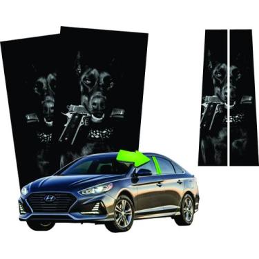 Imagem de Adesivo Personalizado Para Coluna Porta Carro Decorativo 249 - Resitan