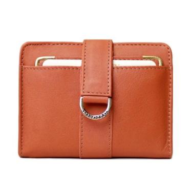 Imagem de Carteira Padrão Feminina de Couro com Ponteira 200 - Artlux, Caramelo