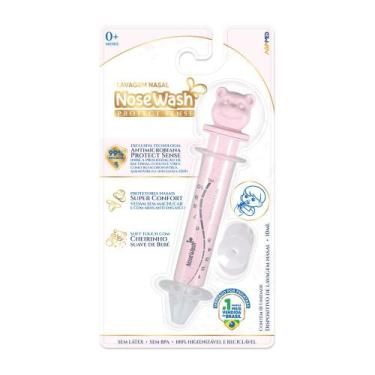Imagem de Seringa para Lavagem Nasal NoseWash Protect Sense 0+ Meses Rosa 10ml