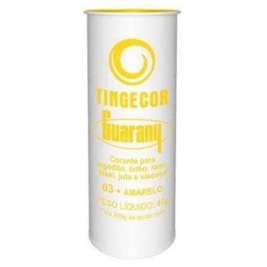 Imagem de Tinta Para Tecido Corante Tingecor Guarany Tintol Amarelo