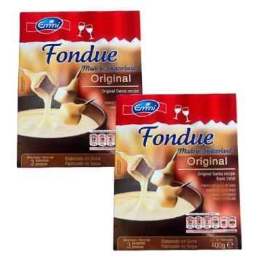 Imagem de Kit 2 Unidades Fondue Suiço Emmi Original 400g