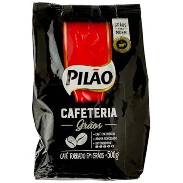 Imagem de Café Torrado em Grãos Pilão Cafeteria Pacote 500g