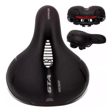 Imagem de Selim largo gta comfort geltech c/ molas preto