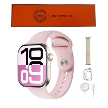 Imagem de Smartwatch Watch X Amoled Serie 10 Chat GPT 45MM 2 Pulseiras