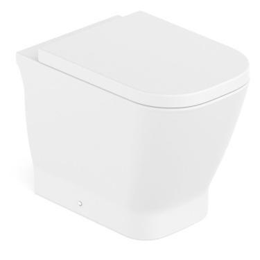 Imagem de Kit Vaso Sanitário Convencional Com Assento Termofixo Queda Amortecida Gap Roca Blanco Mate