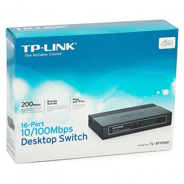 Imagem de Switch Tp-Link 16 Portas Tl-Sf1016D 10/100Mbps - Tpl0020