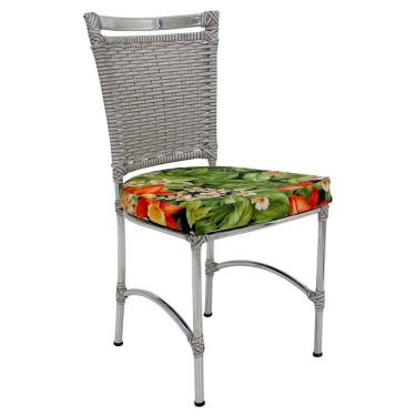 Imagem de Cadeira Em Alumínio E Fibra Sintética Jk Cozinha Edícula Marmore E Saquarema