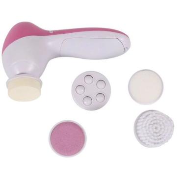 Imagem de Novo 5 Em 1 Máquina De Rosto De Lavagem Elétrica Rosto Poros Acne Cleanser Limpeza Do Corpo Massagem