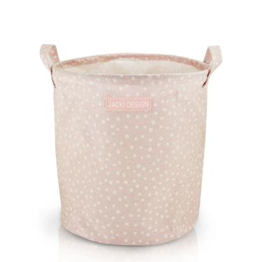 Imagem de Cesto Para Roupa Suja- Brinquedos Tecido (m) - Linha Loft Rosa