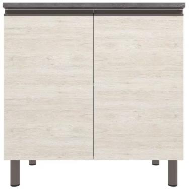 Imagem de Balcão Bartira Cristal Mdp 15mm Com 2 Portas E 1 Prateleira Freixo