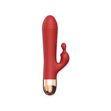 Imagem de Vibrador Com Estimulador Clitoriano Com 10 Modos De Vibração Handy - Lovetoys - Vermelho