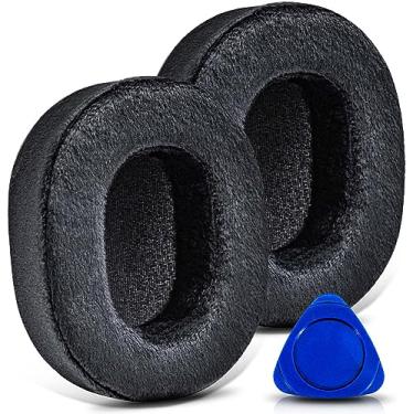 Imagem de TRANSTEK Almofadas Auriculares Wh 1000Xm5 Para Wh-1000Xm5 (Wh1000Xm5) Da , De Reposição Com Espuma Isolamento Ruído Alta Densidade, Espessura Adicional - Veludo