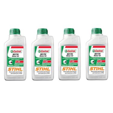 Imagem de 4 Óleo Stihl 8017 H 500ml P/ Motosserra, Motopoda, Roçadeira