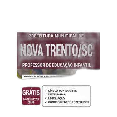 Imagem de Apostila Prefeitura Nova Trento Professor Educação Infantil - Apostila
