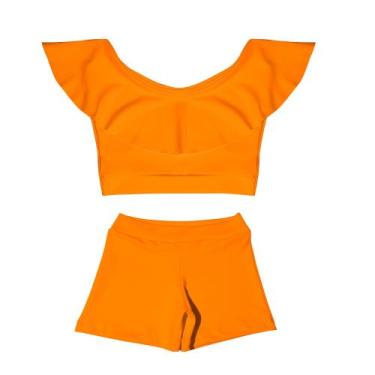 Imagem de Conjunto Infantil Feminino Top Ciganinha E Shorts - Ótima Confecções, 