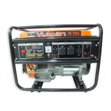 Imagem de Gerador de Energia a Gasolina 4 Tempos VG7200 7200W Laranja Vulcan Ferramentas