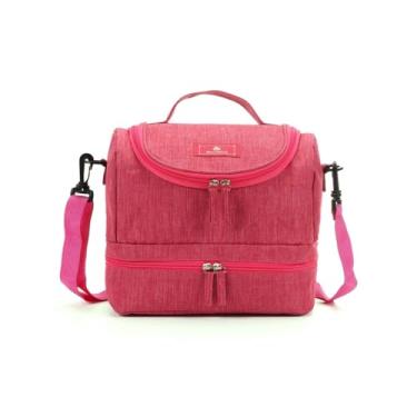 Imagem de Bolsa Térmica Lancheira Para Alimentos Marmitas E Líquidos Multiuso Unissex Amplo Espaço(rosa)