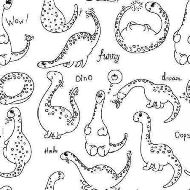 Imagem de Papel de Parede Adesivo Dinossauro 383705695 0,58x2,50M - Adesivo BR