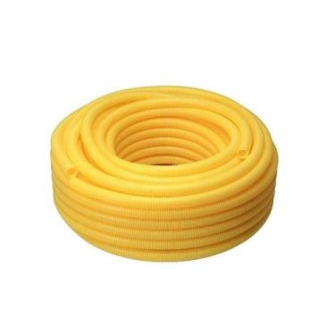 Imagem de Eletroduto PVC Krona Flexível Corrugado 25mm x 10m Amarelo