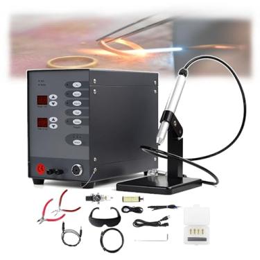 Imagem de CNAOHGHN Soldador Cnc AutomáTico A Ponto, MáQuina De Solda PortáTil De 100 W, Soldador Permanente De Joias, Soldador De AlumíNio, Kit De Soldador Multifuncional PortáTil