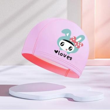 Imagem de Touca Natação Infantil Profissional Impermeável Menino/Menina - Poolsy