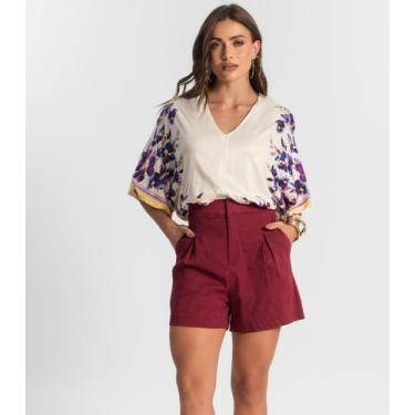 Imagem de Bermuda Feminina Bengaline Endless Rosa, P, Rosa