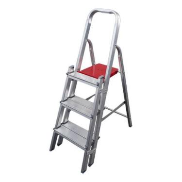 Imagem de Escada De Aluminio Dupla 120 Kg 3 Degraus Reisam