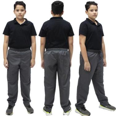 Imagem de Calça tactel infantil elástico cordão com bolso traseiro - NOVA7, 4, C