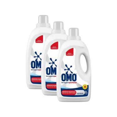 Imagem de Kit com 3 Sabão Líquido OMO Lavagem Perfeita 3L