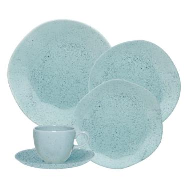 Imagem de Jogo De Jantar 30 Peças Ryo Chá Blue Bay Porcelana Oxford