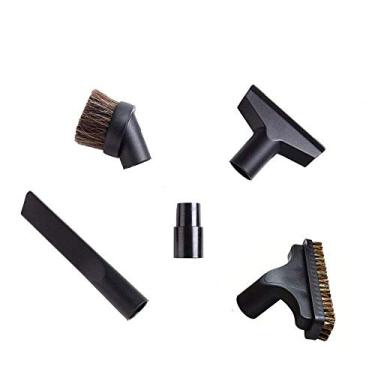 Imagem de EZ SPARES 5 peças de substituição universal 32 mm e 35 mm acessórios para aspirador de pó kit de escova de crina de cavalo para 1 1/10.2 cm e 1 3/8 (5 peças)