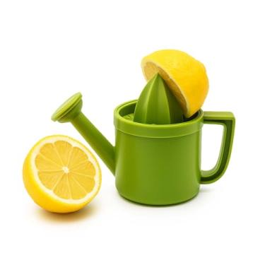 Imagem de Espremedor de limão criativo manual com design de regador fácil de espremer limão limão laranja ferramenta de cozinha durável com bico simples de limpar em verde limão 80 ml com 50 ml