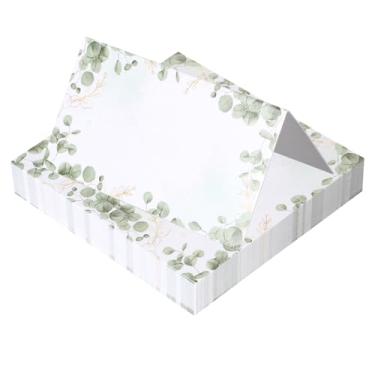 Imagem de 50 cartões de lugar para mesa, mesa de casamento, tabela, cartões de lugar de mesa, etiquetas de comida para festas, buffet, barracas, tabelas, nomes, barracas, festas de casamento, recepção