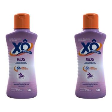 Imagem de Kit Xô Inseto Kids Loção Repelente Infantil Com 2 Unidades De 100ml Ca