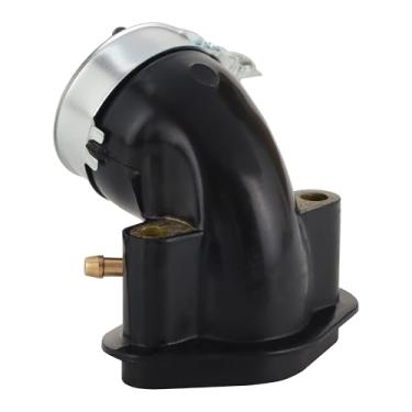 Imagem de GOOFIT Tubo de coletor de admissão dobrado de 90 graus para ciclomotor GY6 49cc 50cc ATV Scooter