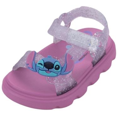 Imagem de Sandalia Infantil Menina Conforto Stitch Disney