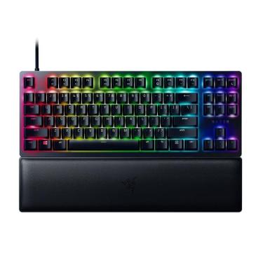 Imagem de Teclado Gamer Razer Óptico Mecânico Huntsman V2 Tenkeyless, Preto, Chroma RGB, Switch Razer Purple,-Unissex