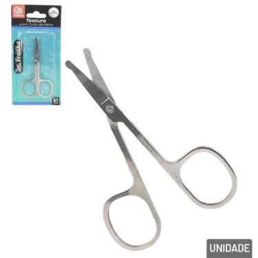 Imagem de Tesoura para corte de pelos ou unhas aço inoxidável - SQ