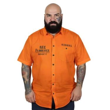 Imagem de Camisa Workshirt Laranja ADX Florence No Remorse Ed Limited, M
