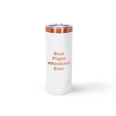Imagem de SpreadPassion Copo de comissário de bordo – Caneca de viagem isolada de 623 g – Presente para tripulação de cabine, pessoal de companhias aéreas ou passageiros frequentes – Ideia de presente de
