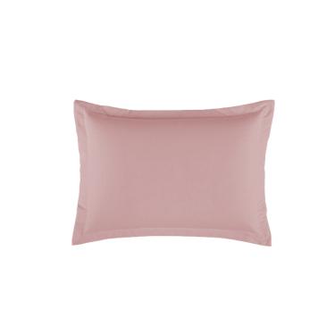 Imagem de Porta Travesseiro Dia A Dia 1 Peça 70cm x 50cm 80% Algodão / 20% Poliéster Percal 140 Fios - Rosê