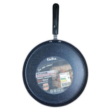 Imagem de Frigideira Tapioqueira Panquequeira Com Indução 26Cm - Preta - Thika